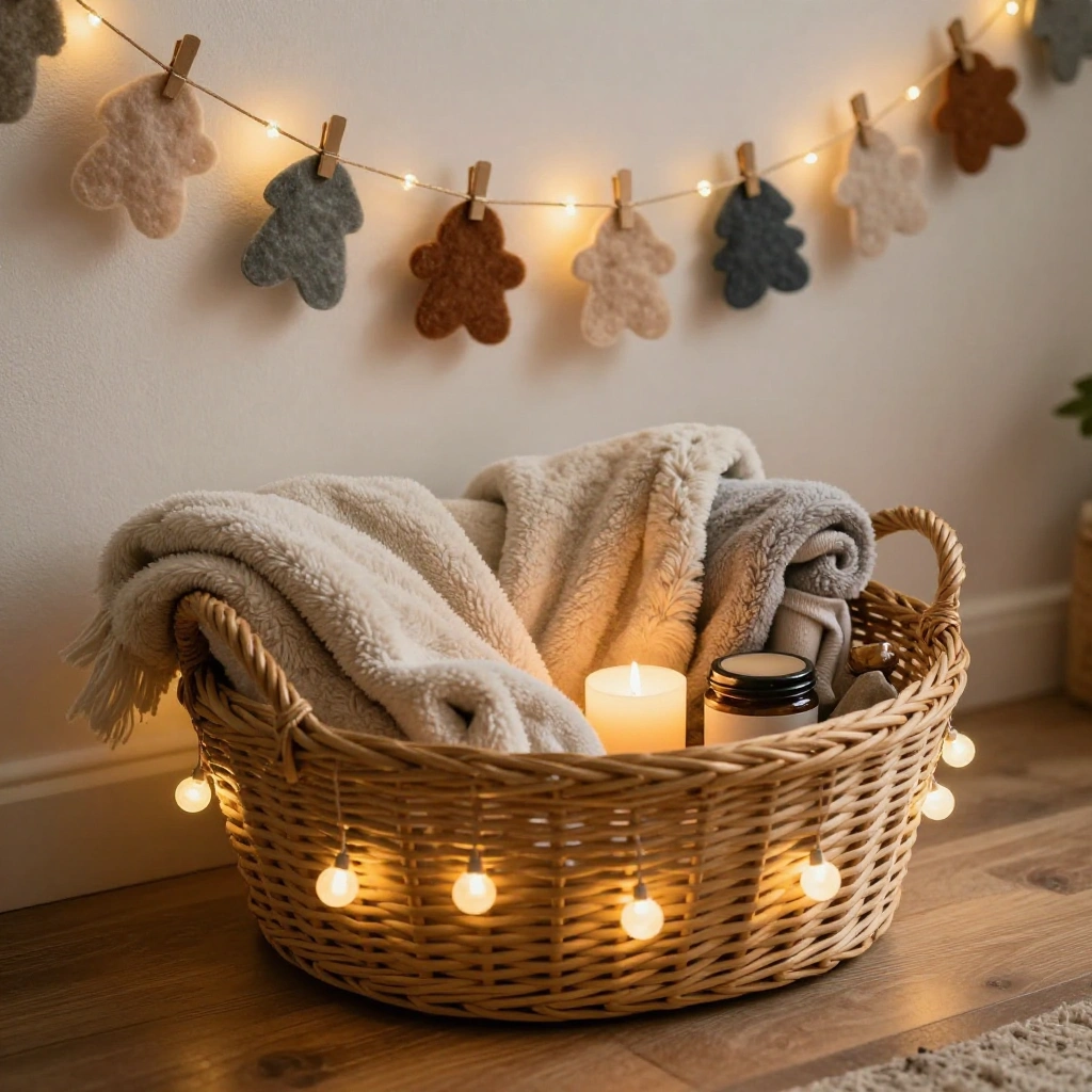  The Cozy Night In Basket