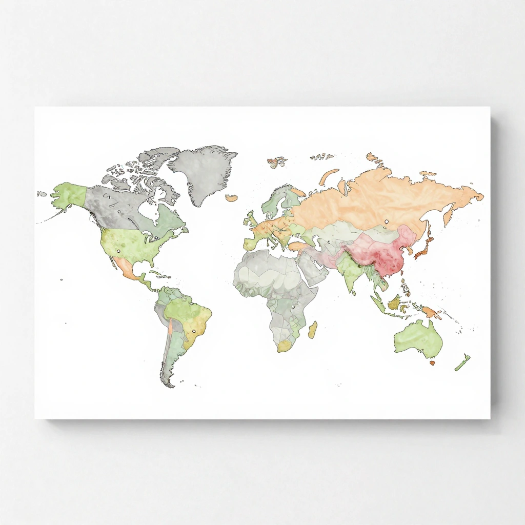 Travel-Inspired Map Poster
