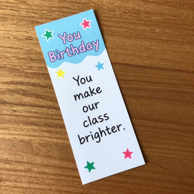 Student Birthday Gifts From Teacher
