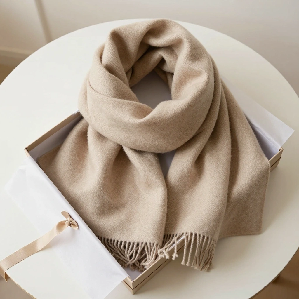 Cashmere Wrap Scarf in a Gift Box