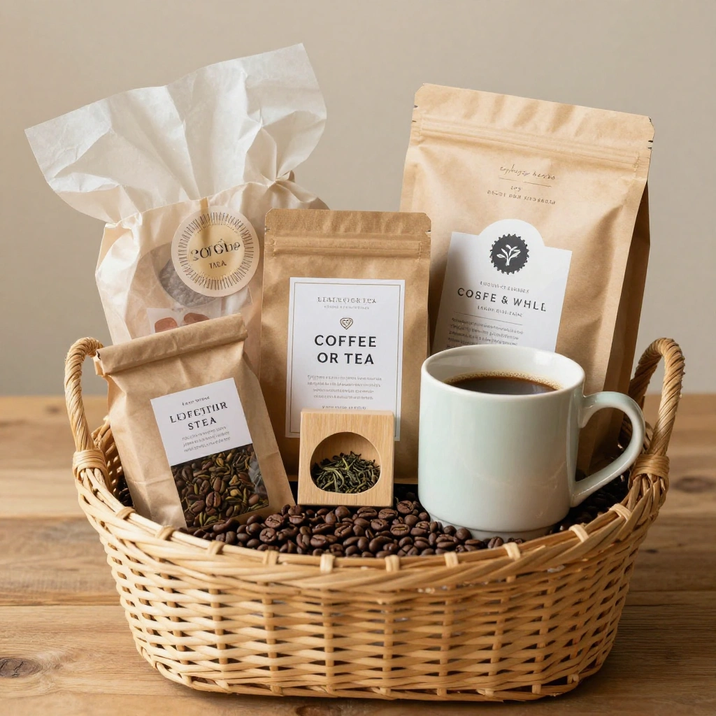 Coffee or Tea Lover's Gift Basket