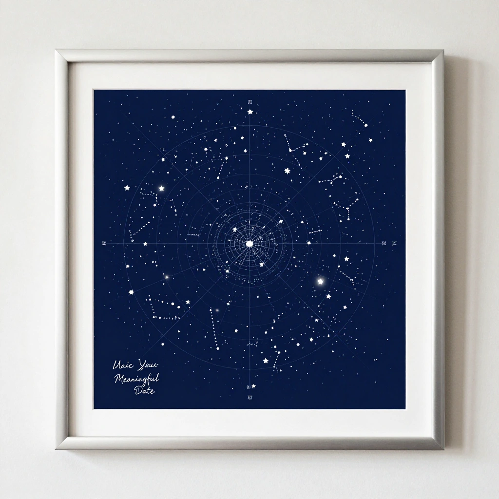 Custom Star Map of a Meaningful Date