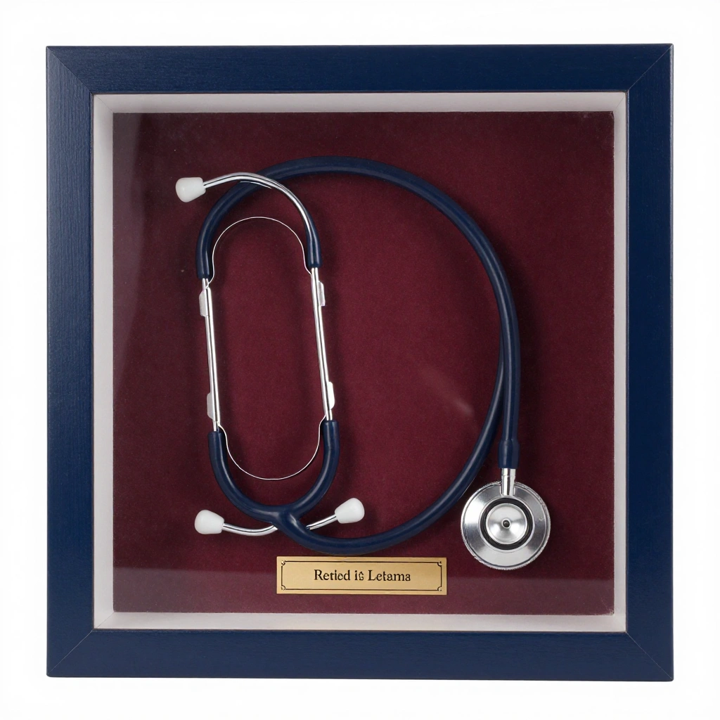 Custom Stethoscope Keepsake Display