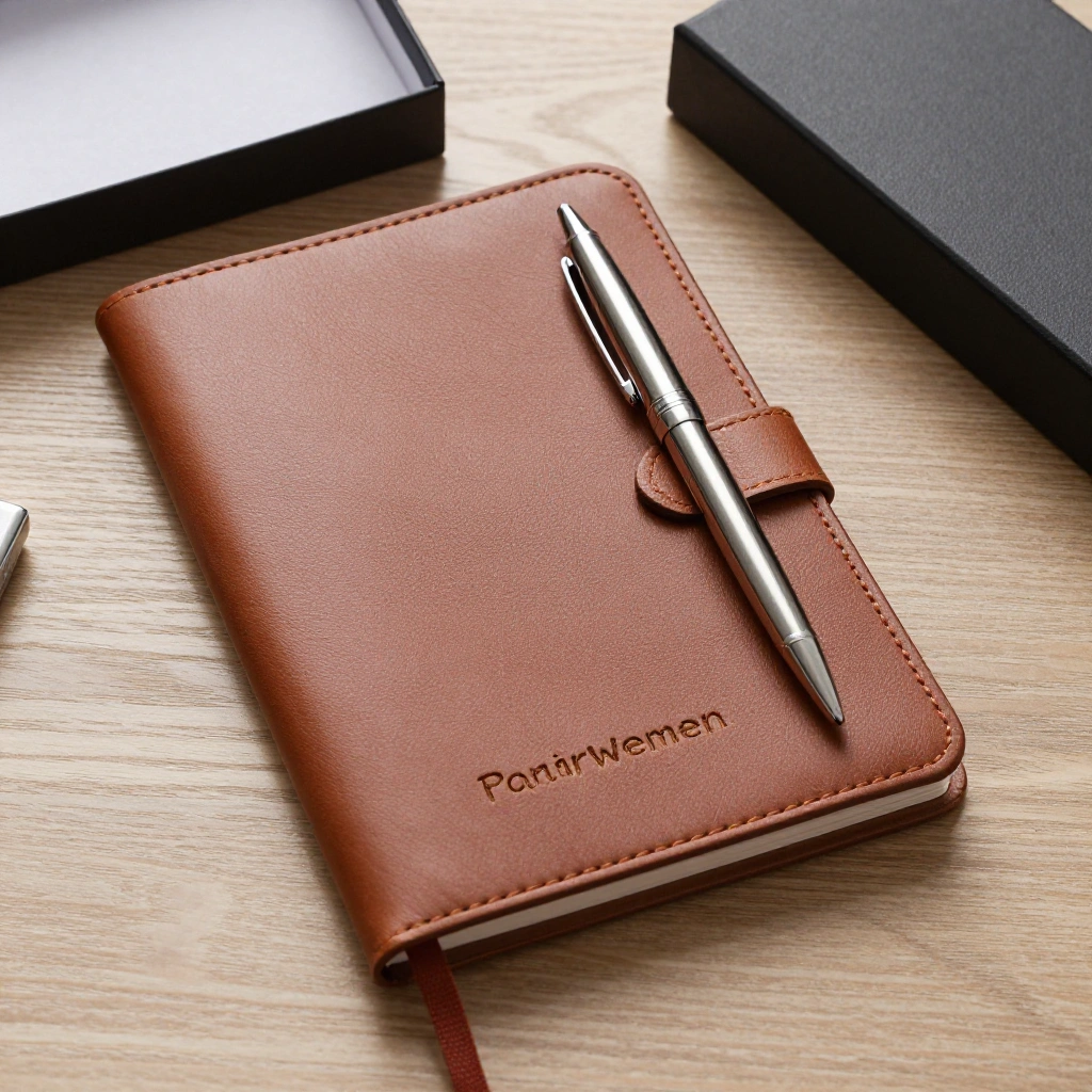 Engraved Pen and Notebook Set