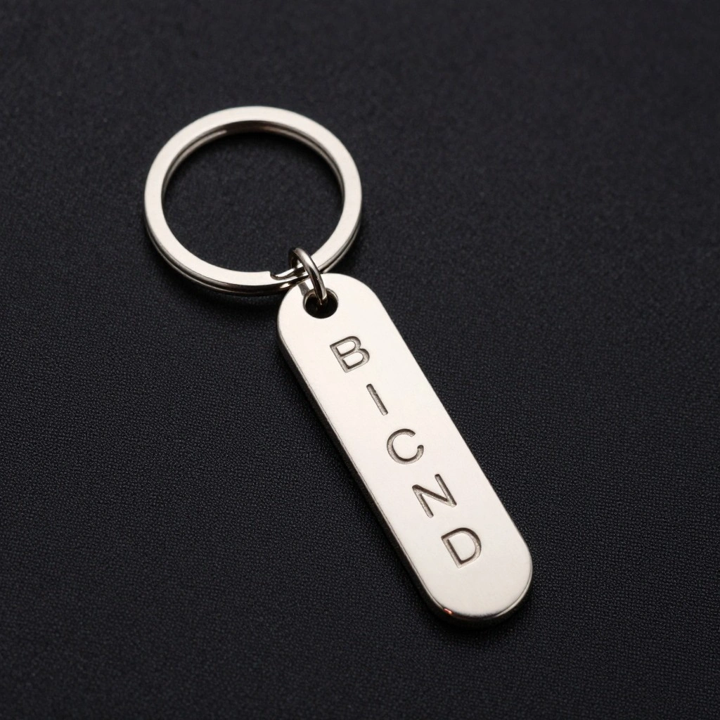 Hand-Stamped Keychain