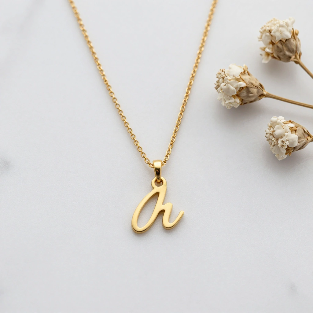 Initial Pendant Necklace