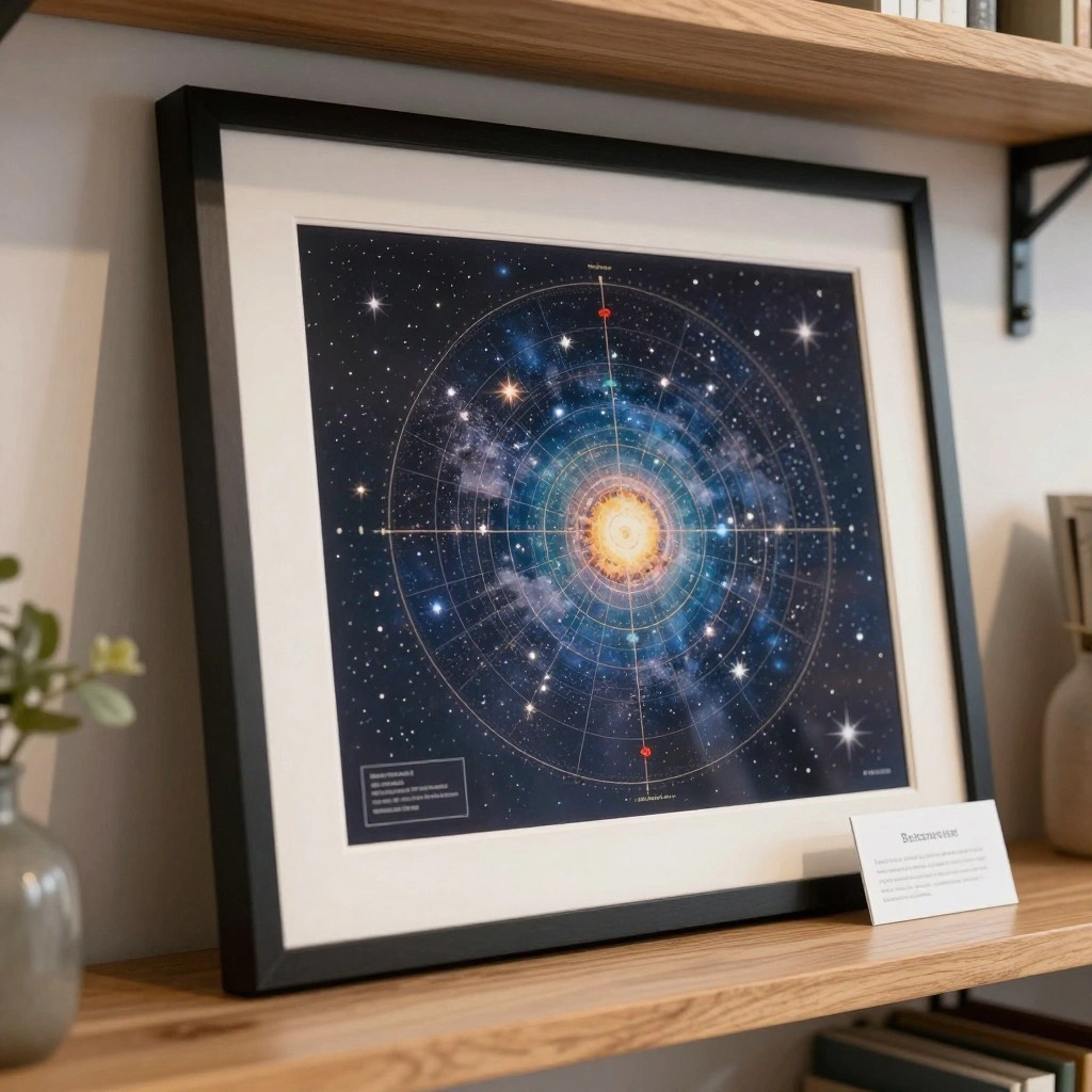 Personalized Constellation Star Map Print
