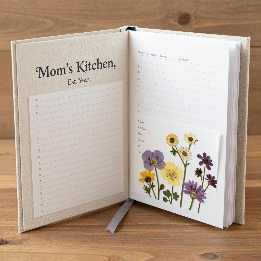 Personalized Recipe Keepsake Book